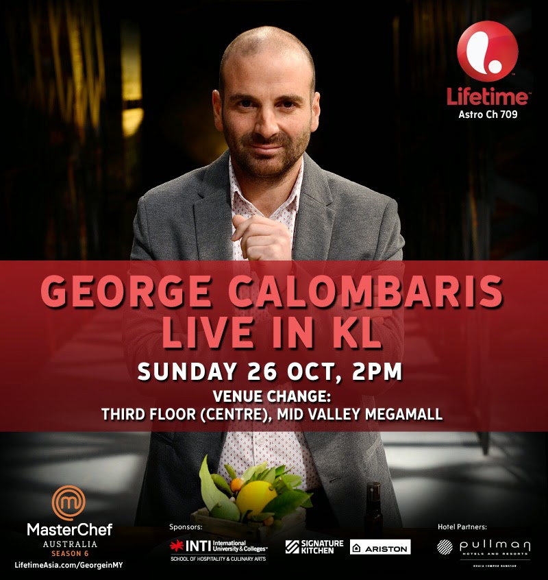 Meet MasterChef Australia Judge, George Calombaris, Live in Kuala Lumpur!
