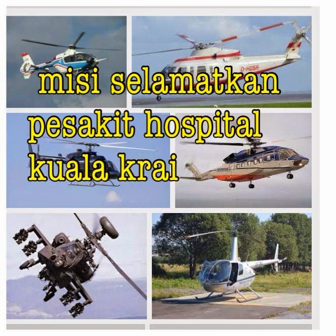 Bantuan Helikopter diperlukan untuk mangsa banjir di Kuala Krai Kelantan