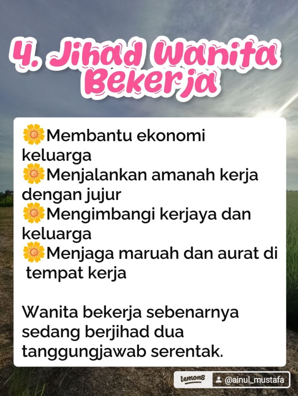 5 Jihad Wanita