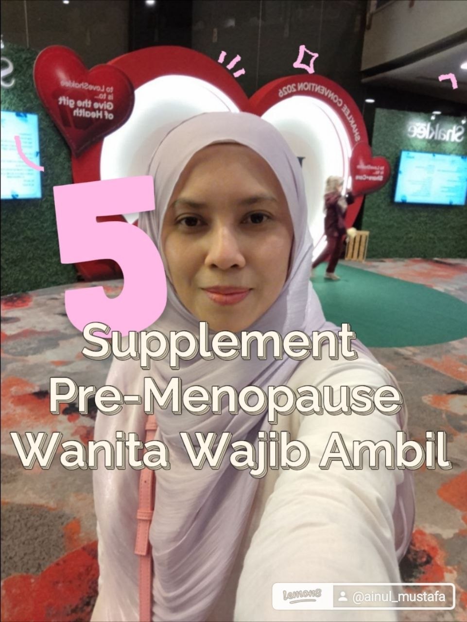 Supplement Pre Menopause yang Saya Amalkan